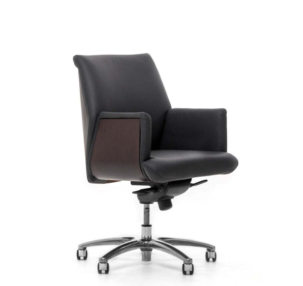 ZEUS/B Кресло для руководителя (Дуб Ферро | Черный)