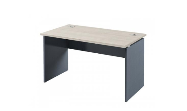 Стол письменный с заглушками Инновация I-24 1350х750х750 (Акация Морава/Антрацит)