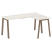 Стол криволинейный правый Metal System Style БА.СА-4 Пр 1600x1200x750 (Дуб Наварра/Серый металл)