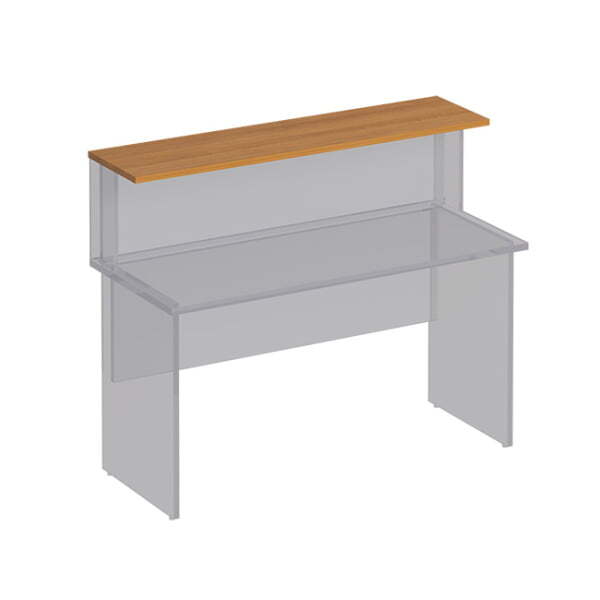 Полка настольная Формула ФР 408 1400x350x22 (Вяз светлый)