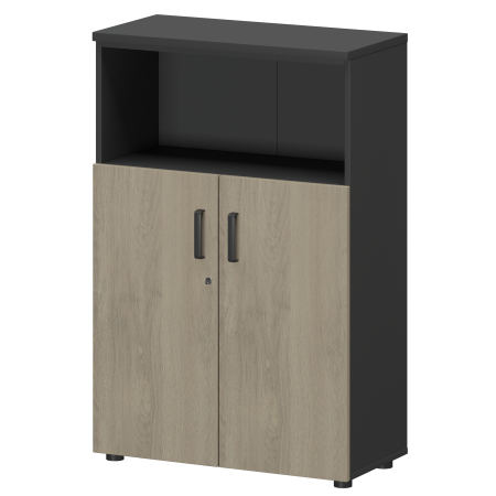 Шкаф Смарт СМШ-38Д2 Тип1 792x380x1214 (Графит/Кронберг)