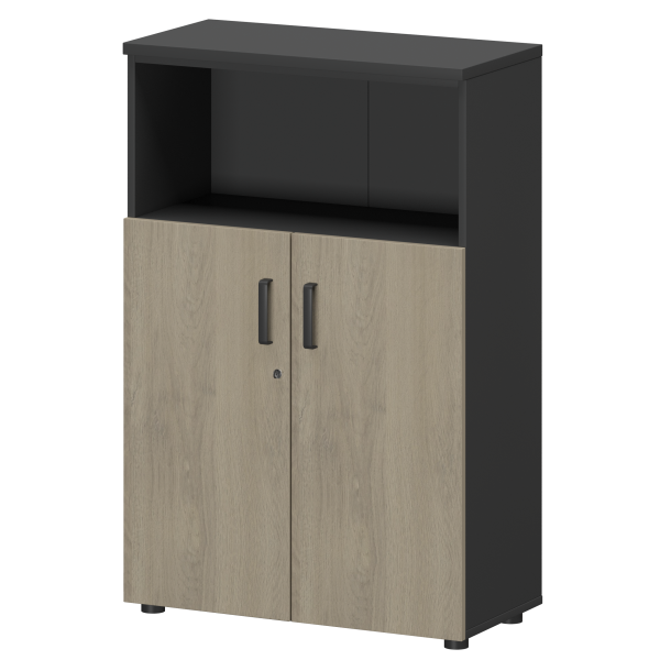 Шкаф Смарт СМШ-38Д2 Тип1 792x380x1214 (Графит/Кронберг)