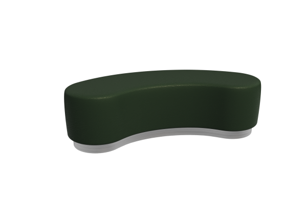 Пуфик PV-7 (Latte Lux 412/Серебро)