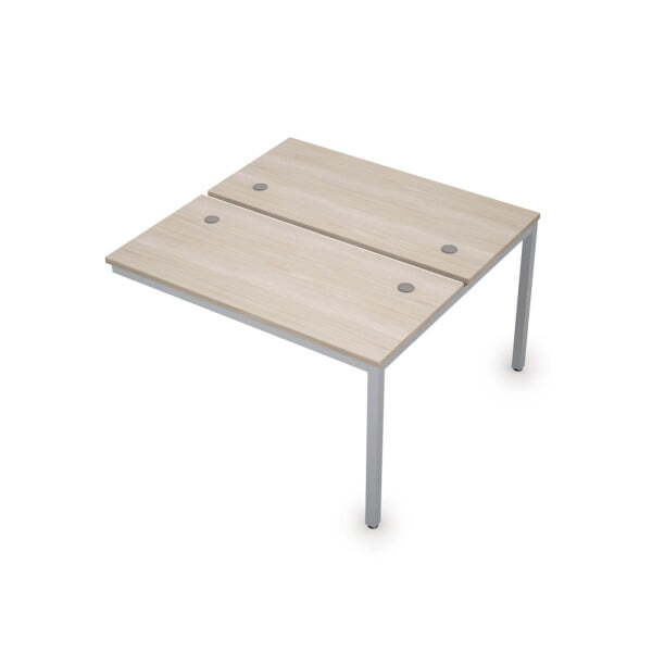 6МБК.268 Сдвоенные бенч-системы, конечный модуль (1200x1235x750) (Шамони светлый/Алюминий матовый)