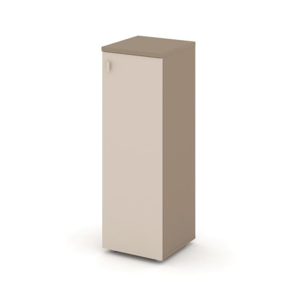 Шкаф средний узкий правый ES.SU-2.3 (R) (400х420х1207) (Латте/Капучино)