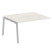 Проходной элемент стола для переговоров на А-образном м/к Metal System Style БА.ППРГ-3 1400x1235x750 (Дуб наварра/Серый металл)