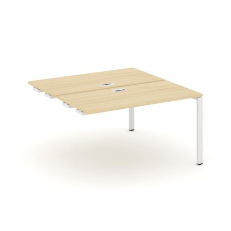 Стол-приставка к опорным элементам SN-6P.DPRS-024 (1580х1632х750) (Акация Лорка/Металл Белый)