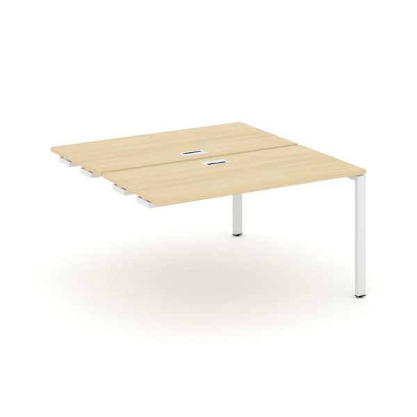 Стол-приставка к опорным элементам SN-6P.DPRS-024 (1580х1632х750) (Акация Лорка/Металл Белый)