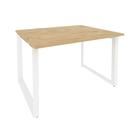 Стол переговорный Onix O.MO-PRG-1.2 1180x980x750 (Тиквуд Светлый/Белый Металл)