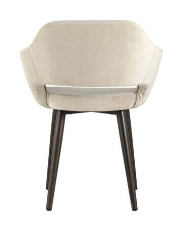 Стул с подлокотниками Саймон велюр бежевый (Стул Саймон бежевый)