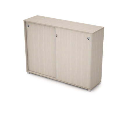 6ШКЗ.019 Шкаф-купе с замком (1637x400x1205) (Шамони светлый)