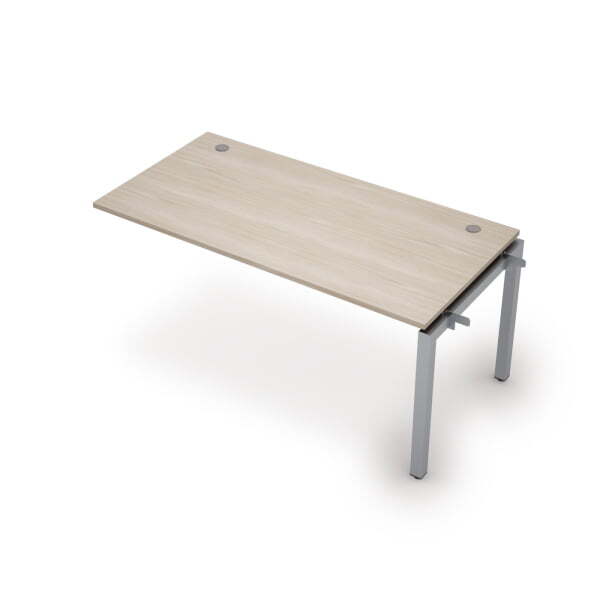 6МБС.5184 Линейная бенч-система, средний модуль (1600x800x750) (Шамони светлый/Алюминий матовый)