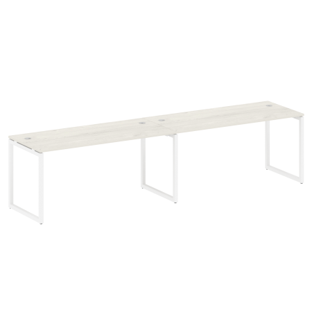 Рабочая станция Metal System Style БО.СМ-2.4 3200x720x750 (Акация/Антрацит металл)