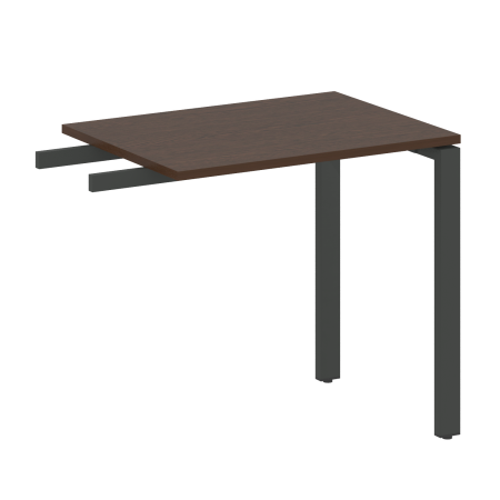 Приставной элемент БП.ПР-2 800x600x750 (Венге Цаво/Антрацит металл)