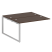 Проходной наборный элемент рабочей станции Metal System Style БО.ПРС-СП-2.3 1400x1475x750 (Дуб Наварра/Серый металл)