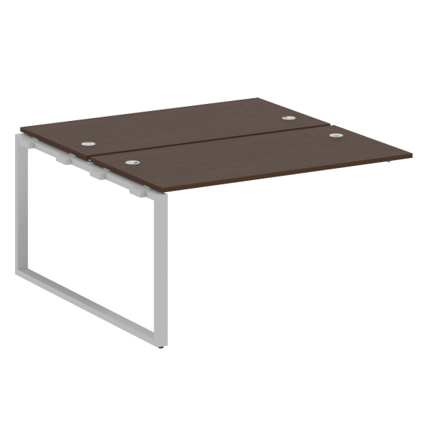 Проходной наборный элемент рабочей станции Metal System Style БО.ПРС-СП-2.3 1400x1475x750 (Венге Цаво/Серый металл)