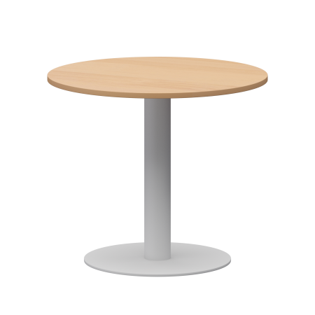 Стол круглый Арго-М АМП-Д90 900x900x760 (Ольха/Белый)