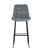 Стул барный Флекс велюр серый (Стул барный Флекс серый)