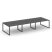Рабочая станция 2-х сторонняя SN-6O.DRS-083 (4140х1632х750) (Тиквуд Светлый/Металл Антрацит)