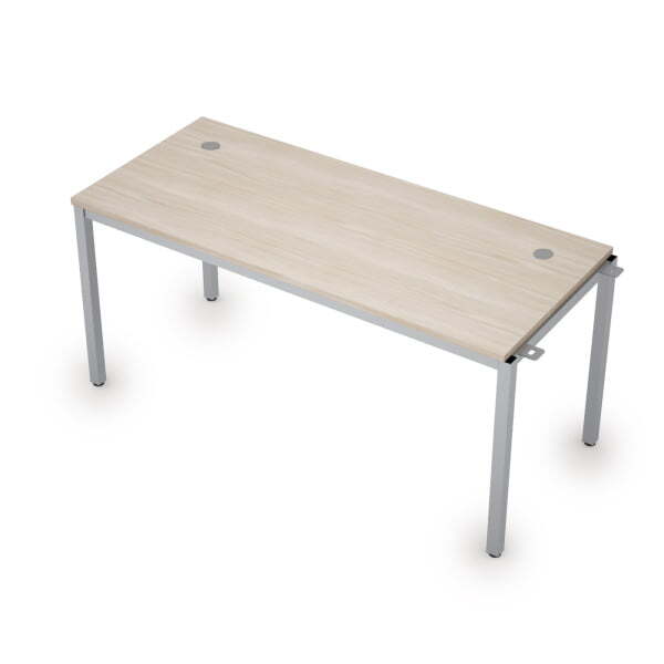 6МБН.174 Линейные бенч-системы, начальный модуль (1600x700x750) (Шамони светлый/Алюминий матовый)