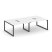 Рабочая станция 2-х сторонняя SN-5O.DRS-042 (2360х1432х750) (Тиквуд Светлый/Металл Антрацит)