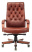 Кресло руководителя T-9928WALNUT светло-коричневый Leather EiCHel кожа крестов. металл/дерево (Светло-коричневый)
