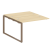Проходной наборный элемент рабочей станции Metal System Style БО.ПРС-СП-2.2 1200x1475x750 (Дуб Наварра/Серый металл)