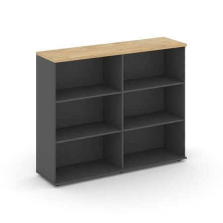 Тумба опорная/приставная SN.TOP-153 (1632х400х1150) (Антрацит/Тиквуд Светлый)