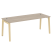 Стол руководителя на деревянных опорах Onix Wood Direct OW.SRR-6.8 1980x800x750 (Тиквуд Темный/Дуб Светлый)