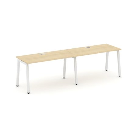 Рабочая станция 1 сторонняя SN-5A.ORS-022 (2360х800х750) (Акация Лорка/Металл Белый)
