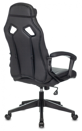 Кресло игровое Zombie DRIVER черный/желтый эко.кожа с подголов. крестов. пластик (Черный | Желтый)