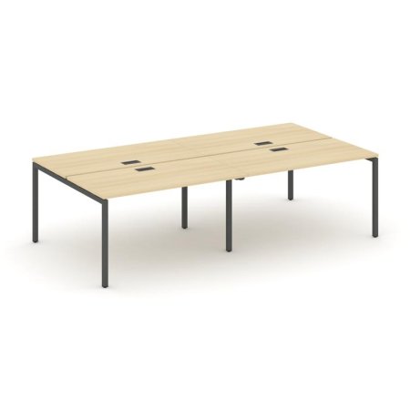 Рабочая станция 2-х сторонняя SN-4P.DRS-032 (2360х1232х750) (Акация Лорка/Металл Антрацит)