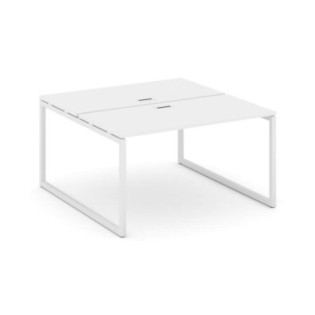 Рабочая станция 2-х сторонняя SN-4O.DRS-001 (980х1232х750) (Белый/Металл Белый)