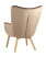 Кресло Манго бежевый (Стул-кресло Манго бежевый)