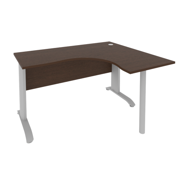 Стол криволинейный правый Riva ПЛ.СА-3 Пр 1400x1200x750 (Венге/Металлик)