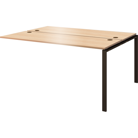 Модуль двойной на 2 рабочих места Арго-М АМБЭ-005 1800x1496x760 (Бук/Антрацит)