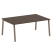 Стол для переговоров (1 столешница) на А-образном м/к Metal System Style БА.ПРГ-1.5 1800x1235x750 (Дуб наварра/Серый металл)