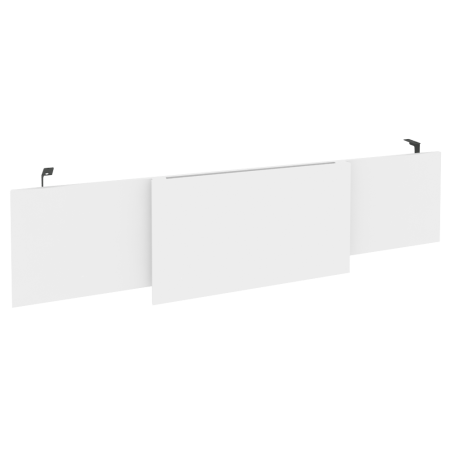 Царга стола руководителя Onix O.M-CSR-6 1740x450x54 (Белый Бриллиант/Антрацит)