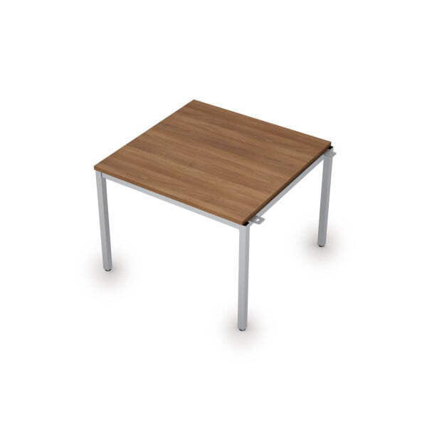 6МПН.001 Бенч-системы для переговорных столов, начальный модуль (1000x1000x750) (Шамони темный/Алюминий матовый)