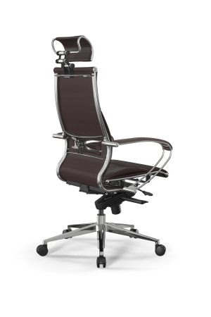 Кресло для руководителя Метта Samurai B2-10K - Infinity /Kc06/Nc06/K2cL/H2cL-3D(M06.B32.G11.W03) (Темно-коричневый)