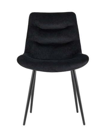 Стул Остин велюр черный (Стул Остин черный)