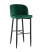 Стул барный Оскар велюр изумрудный (Стул барный Оскар изумрудный)