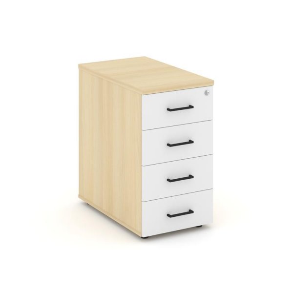 Тумба опорная/приставная SN.TOP-001 (416х600х750) (Акация Лорка/Белый)