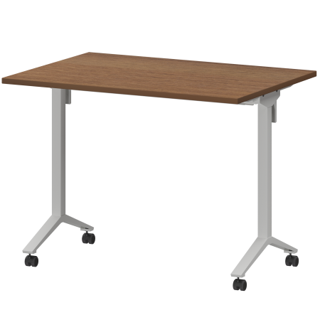 Стол мобильный складной Моби МБ22-100.70 1000x700x750 (Орех/Белый)