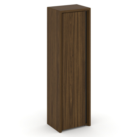 Гардероб узкий Corner COR.GB-1 (L) (600x450x2000) (Орех Лоренцо-Графит)
