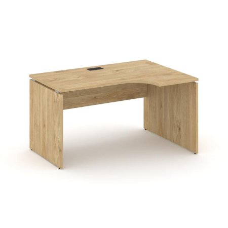 Стол рабочий эргономичный SN-D.SPA-011(R) (1380х700/980х750) (Тиквуд Светлый)