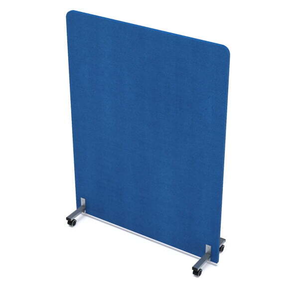 Акустическая мобильная перегородка SOFTOffice 011.МП.1216 1200x377x1600 (Indigo)