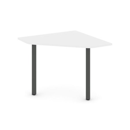 Угловой элемент переговорного стола SN-5.UPRG-001 (980х980х750) (Белый/Металл Антрацит)