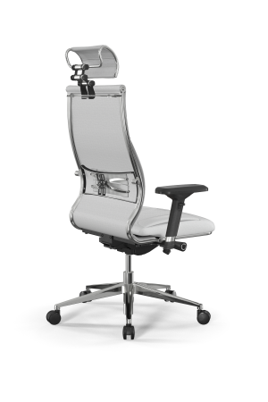 Кресло для руководителя Метта Samurai L2-11D - Infinity /Kc06/Wm06/D04P/H2cL-3D(M26.B32.G25.W03) (Белый)