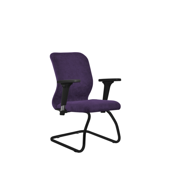 Кресло для руководителя Метта SU-Mr-4(Vivaldi)/подл.200/осн.008 (Сиреневый)
